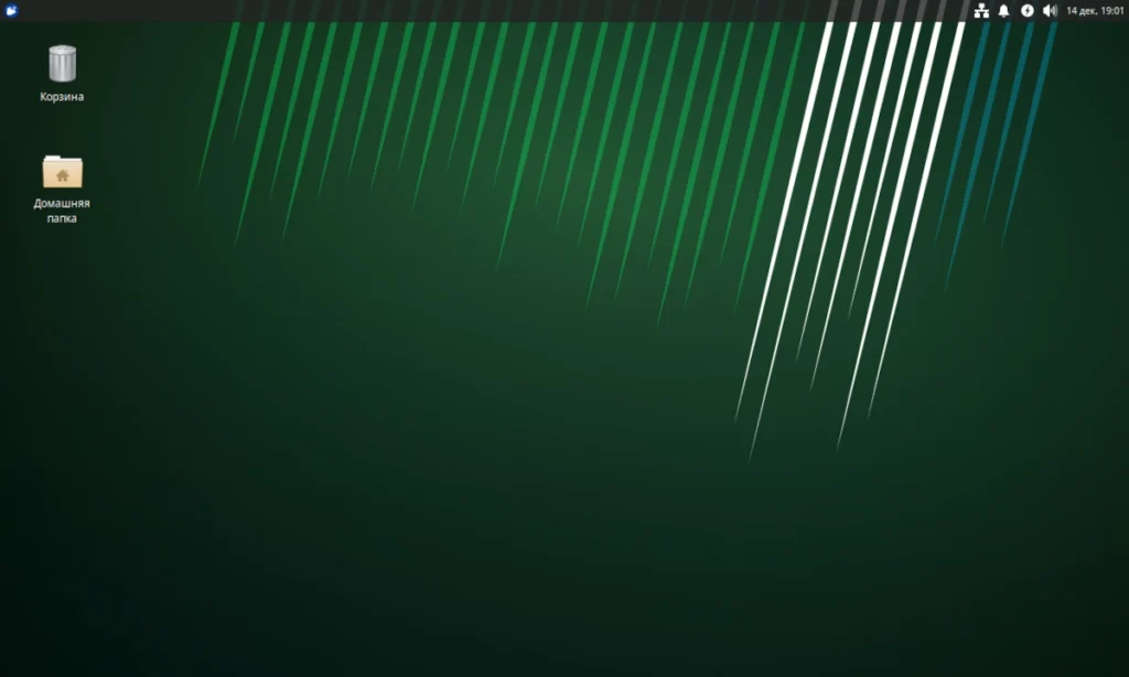 Рабочий стол Xubuntu 24.04 с чистым интерфейсом XFCE, панелью приложений и обновлёнными иконками