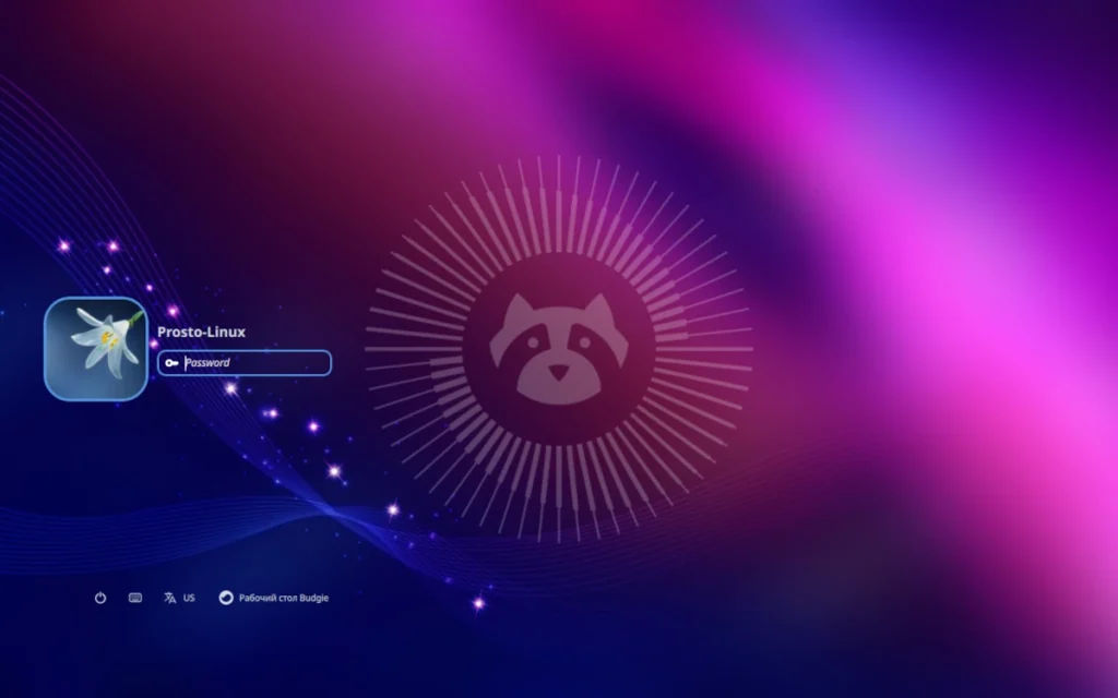 Экран входа SDDM в Ubuntu Budgie 26.04