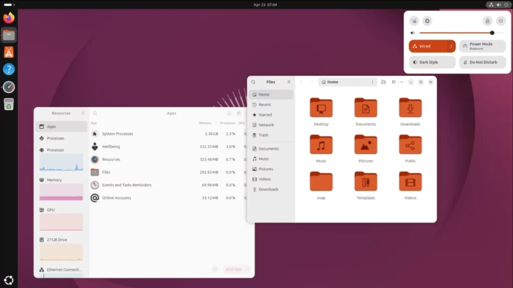 Рабочий стол Ubuntu Studio 26.04
